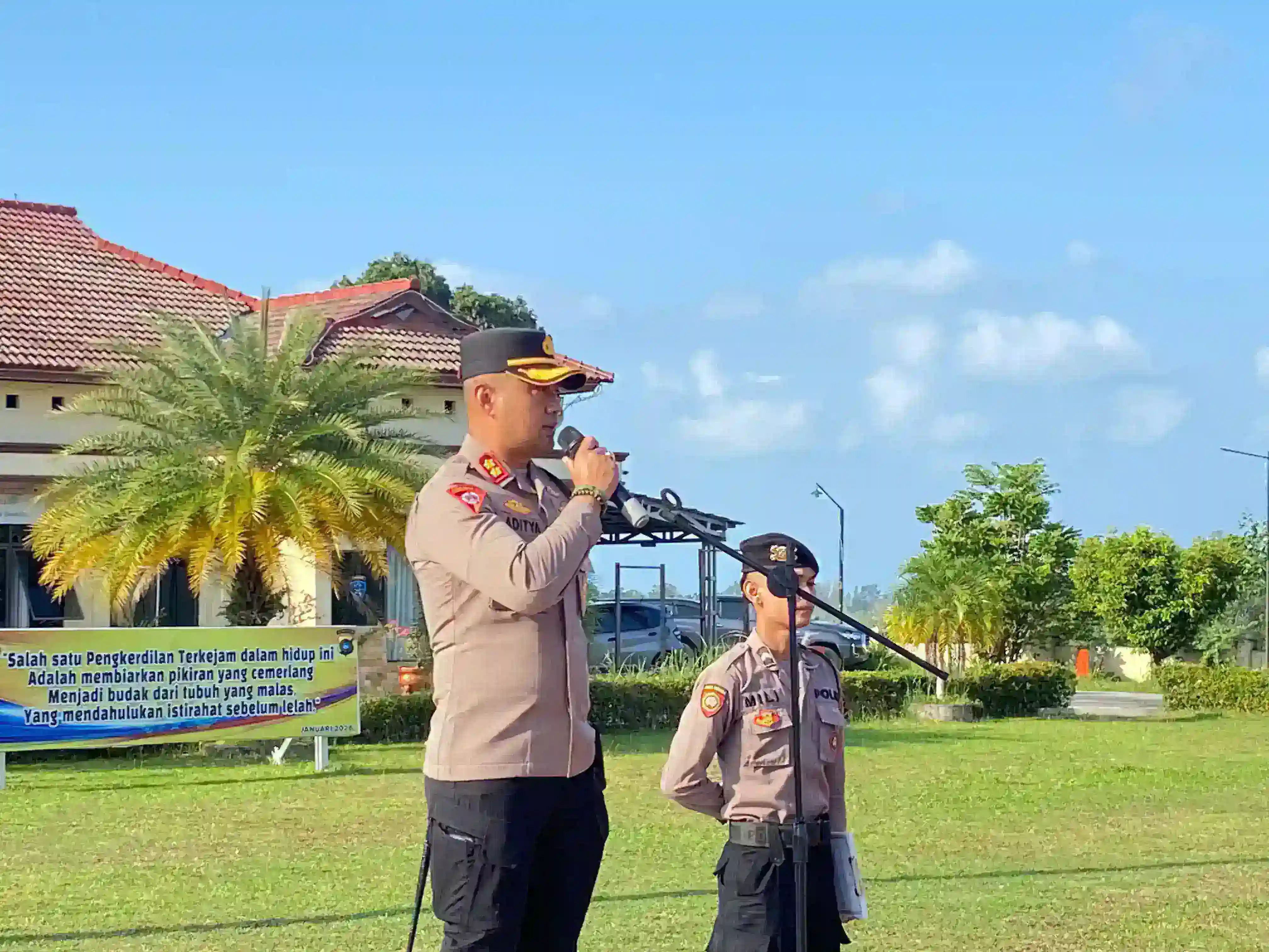 Kapolres Bangka Barat Apresiasi Kinerja Personel