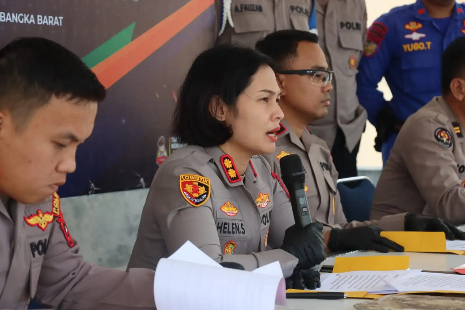 Polres Bangka Barat Gelar Konferensi Pers
