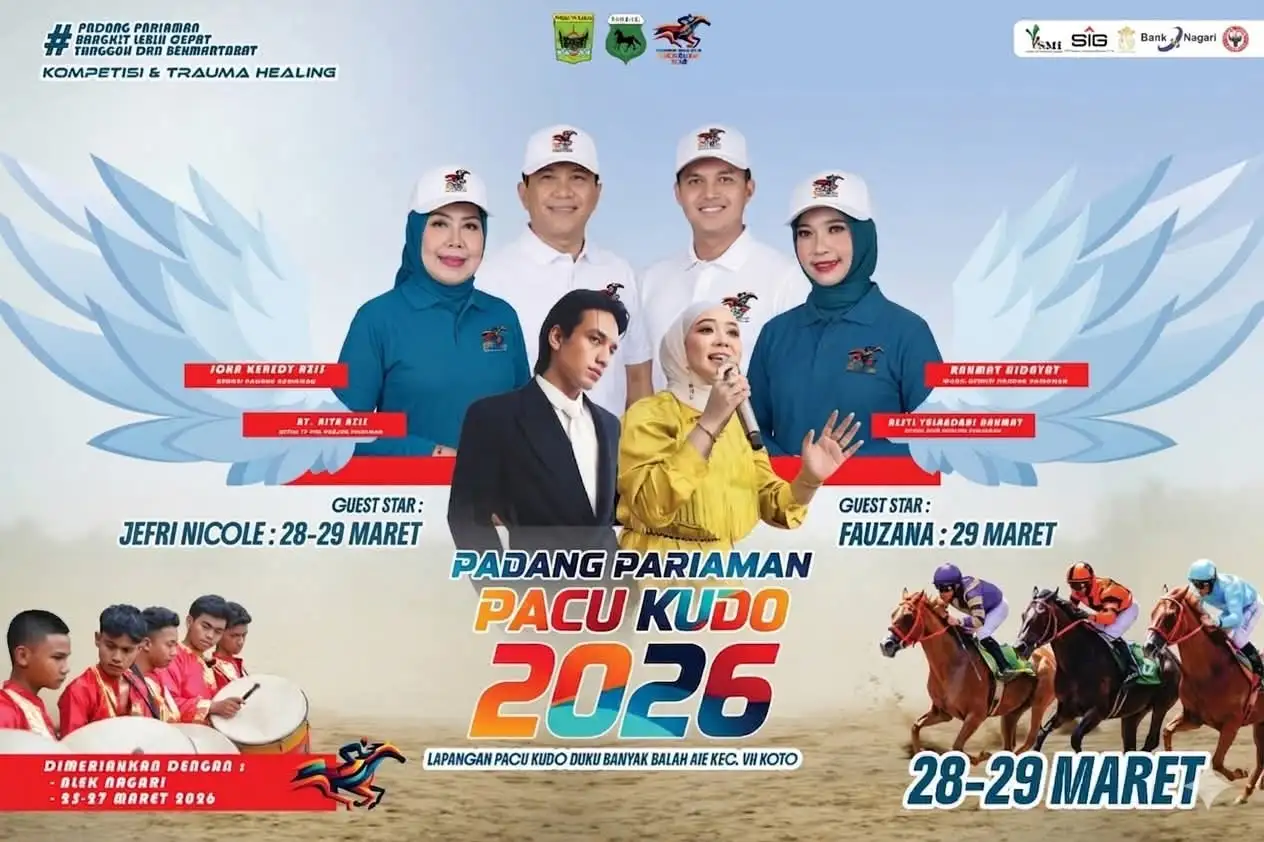 HARI TERAKHIR! Puncak Kemegahan Pacu Kudo Balah Aia, Jefri Nichol & Fauzana Siap Guncang Padang Pariaman!