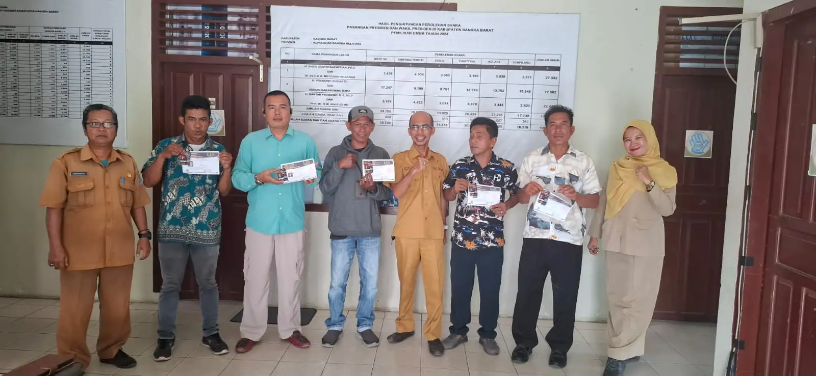Audiensi Anggota LIN DPC Bangka Barat Ke Kesbangpol Mentok