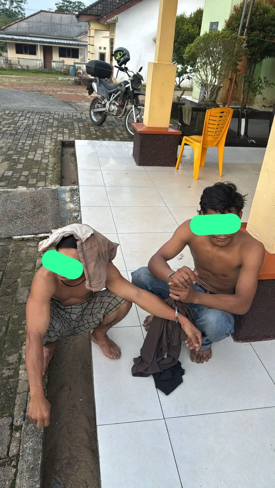 Polsek Tempilang Polres Bangka Barat Gerak Cepat Amankan Pelaku Pencurian Sawit