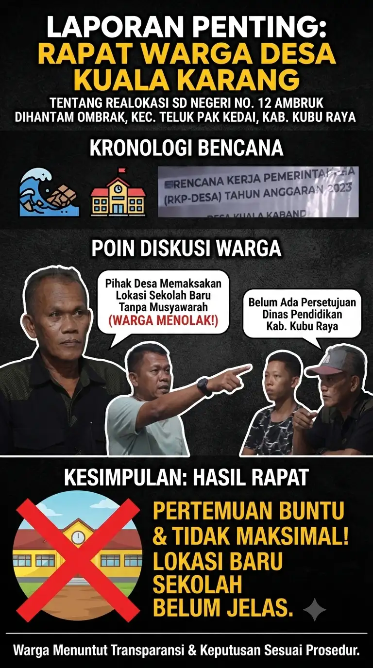 Tegakkan Aturan Hukum, Penentuan Lokasi dan Perizinan Pendirian Sekolah Merupakan Kewenangan Dinas Terkait, Bebas dari Intervensi Sepihak Aparat Desa