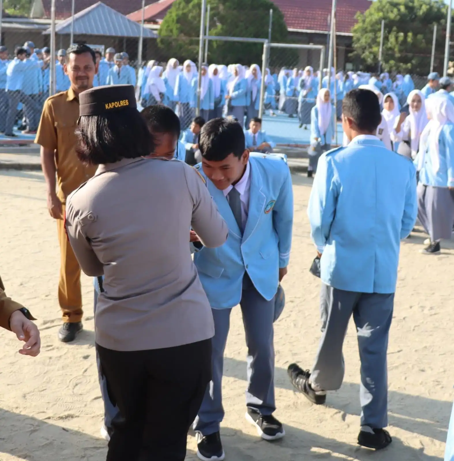 Kapolres Bangka Barat Sapa Pelajar di SMA Negeri 1 Mentok