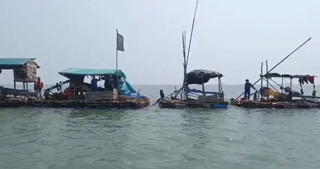 Polres Bangka Barat Tarik 4 Ponton di Tembelok-Keranggan Usai Peringatan Keras