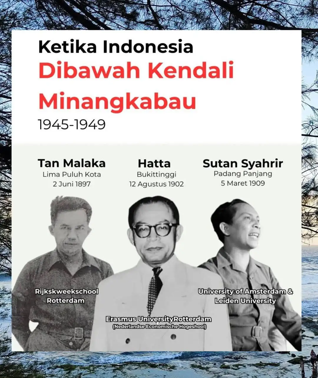   Tokoh Minangkabau Punya Peran Penting dalam Lahirnya Republik Indonesia