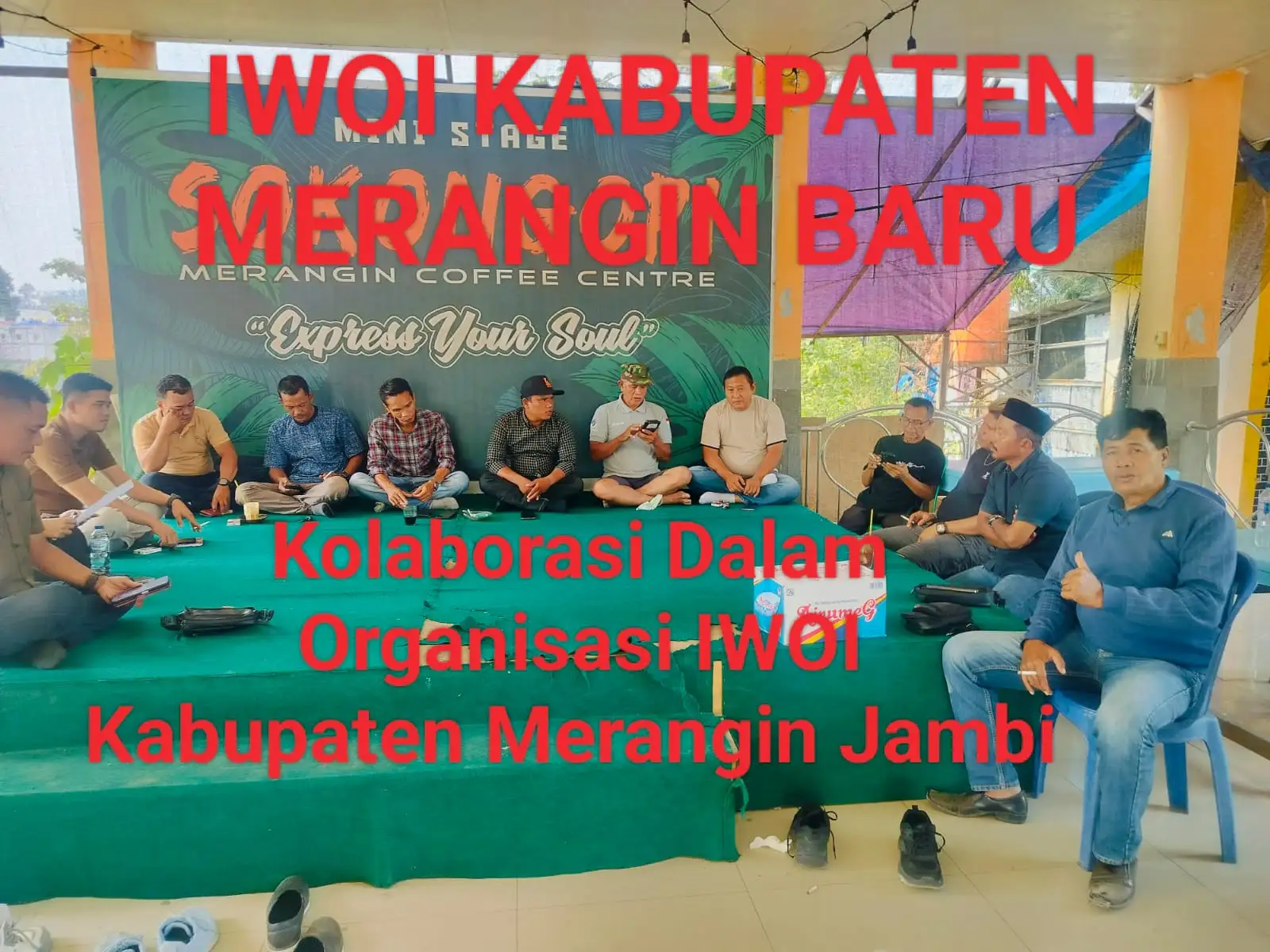 IWOI Kabupaten Merangin Kolaborasi Dengan Berkerja Sama   Dan Sekaligus Memperkuat Tali Persaudaraan Pers.