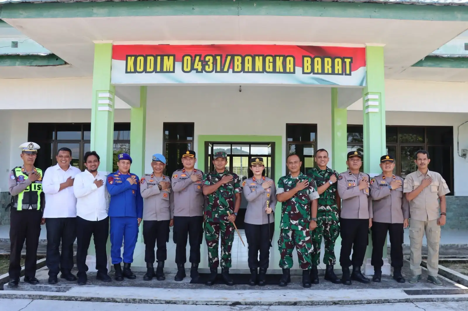 Baru Menjabat, Kapolres Bangka Barat Langsung Perkuat Sinergi dengan Sambangi Kajari
