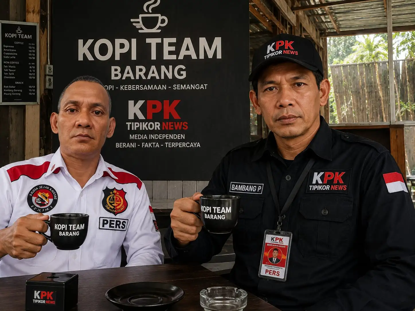 Ngopi Bareng Media Jejak Kasus dan Media KPK Tipikor