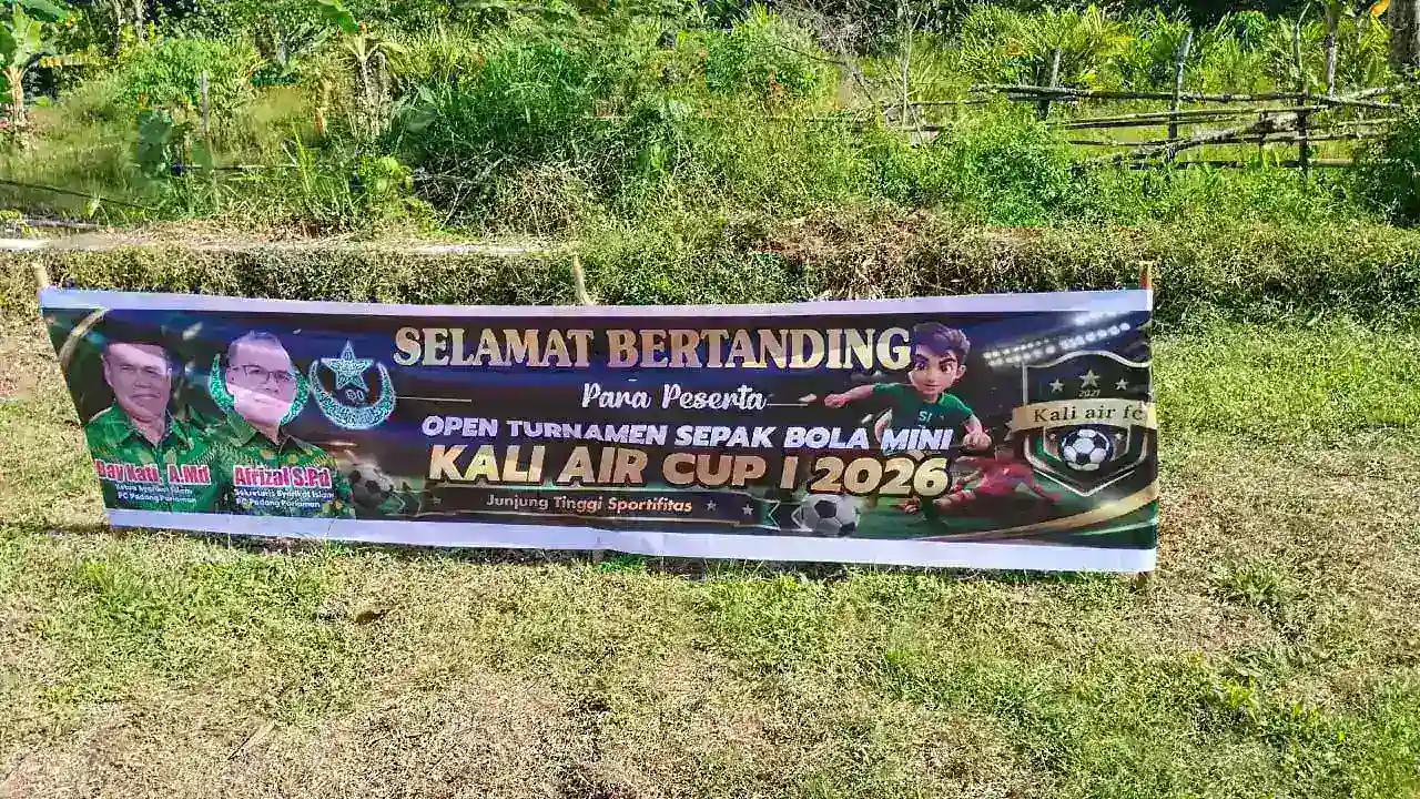 Panitia Kali Air Cup 1 Tahun 2026 Sampaikan Terima Kasih kepada Syarikat Islam PC Padang Pariaman