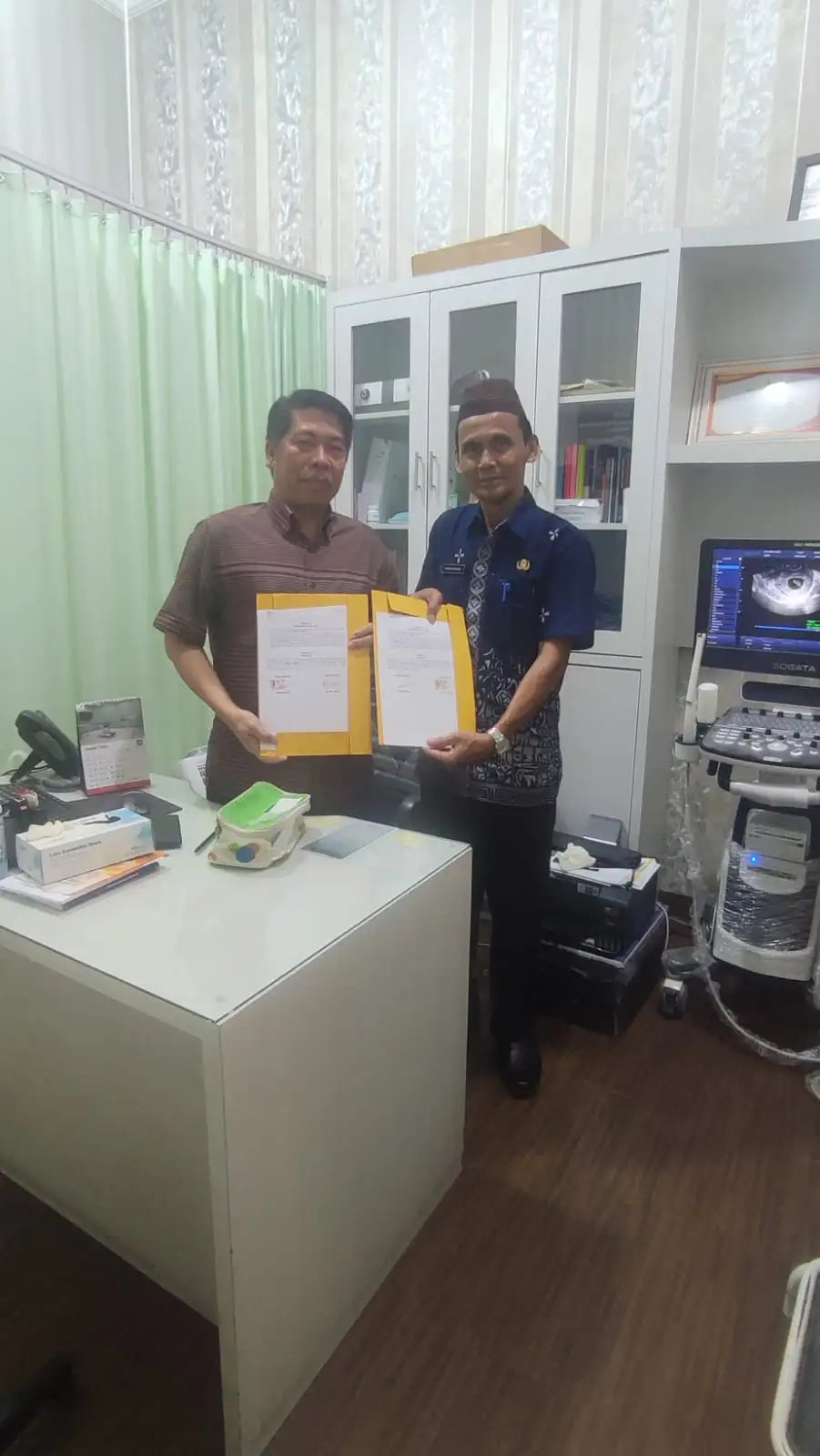 Penandatanganan Kerja Sama Kepala DP3APKB dengan RSIA Dzakirah Pangkalpinang, Kamis (23/04/2026)