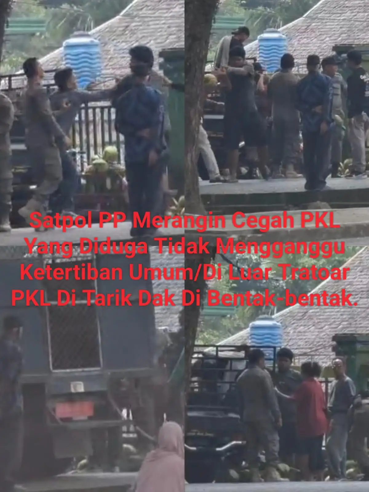 Sudah Tidak Lagi Berekosistem Satpol PP Sampai Tarik Tarikan Sama Pedagang Yang Tidak Mengganggu Ketertiban Umum.
