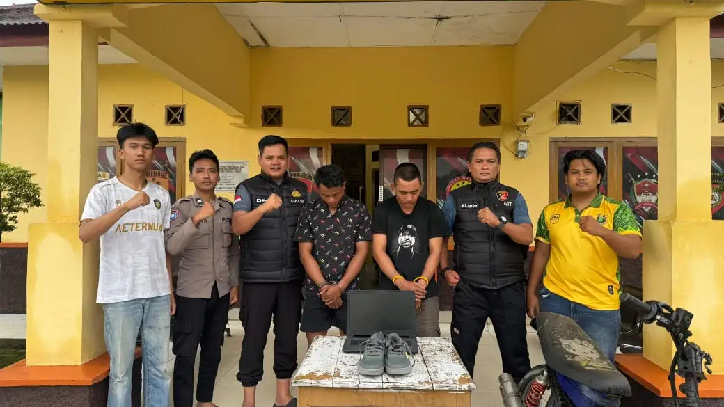 Kapolsek Tempilang Berhasil Meringkus Residivis Narkoba dan Pencurian Laptop