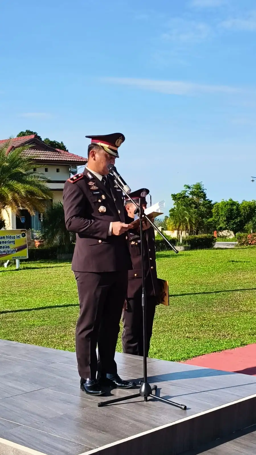 Polres Bangka Barat Gelar Upacara Harkitnas 2026