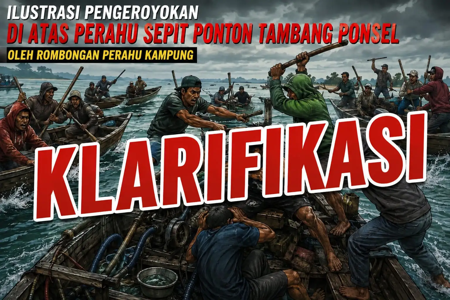 Klarifikasi Kejadian Dugaan Pengeroyokan Sopir Speedboat di Lokasi Tambang Laut Keranggan